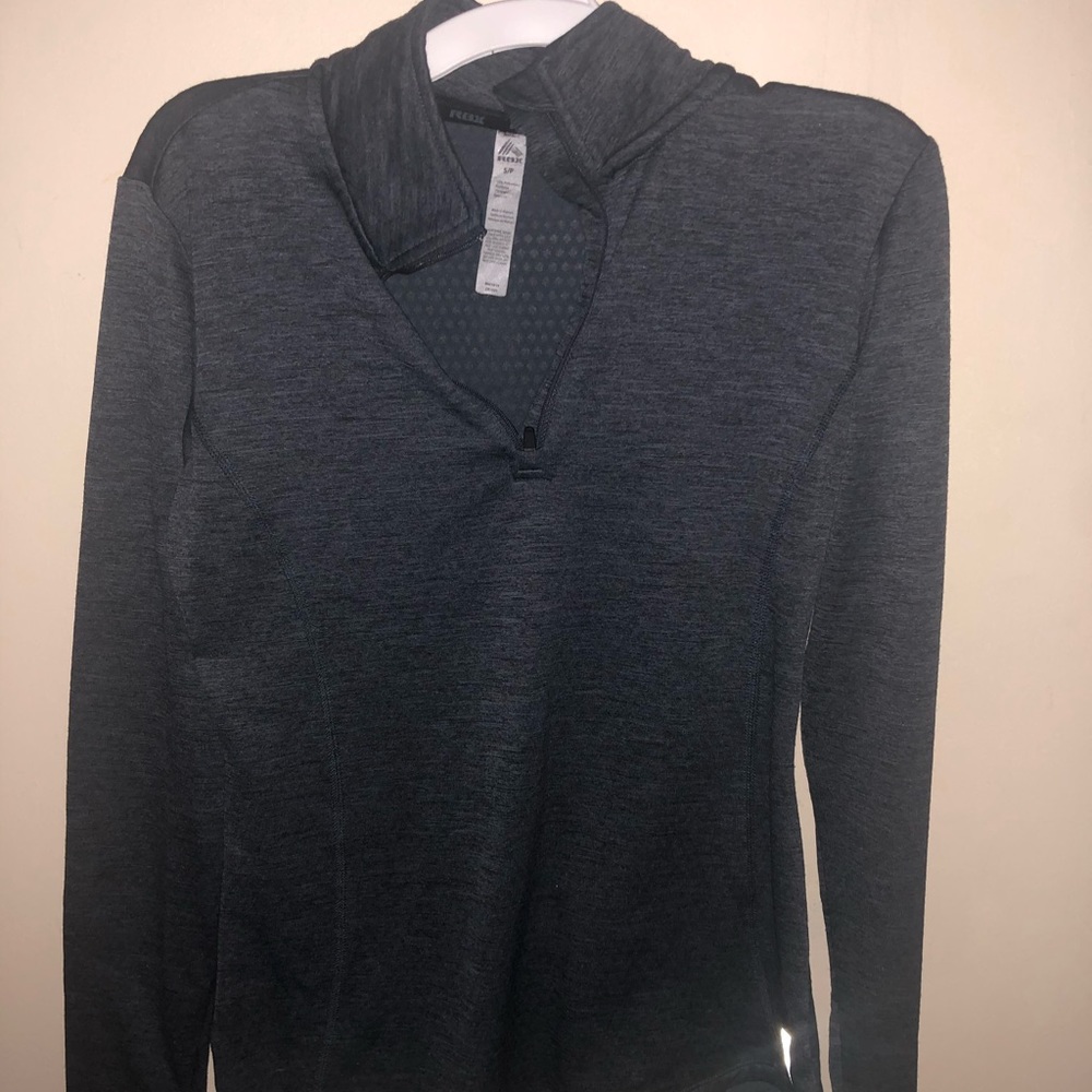 dark grey quarter zip